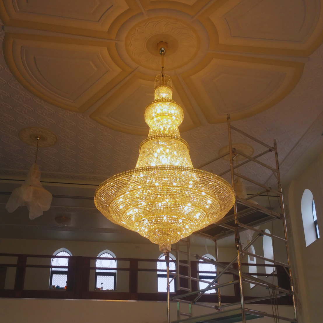 Crystal Empire Large Mosque Chandelier - 300cm Tall - Mallory