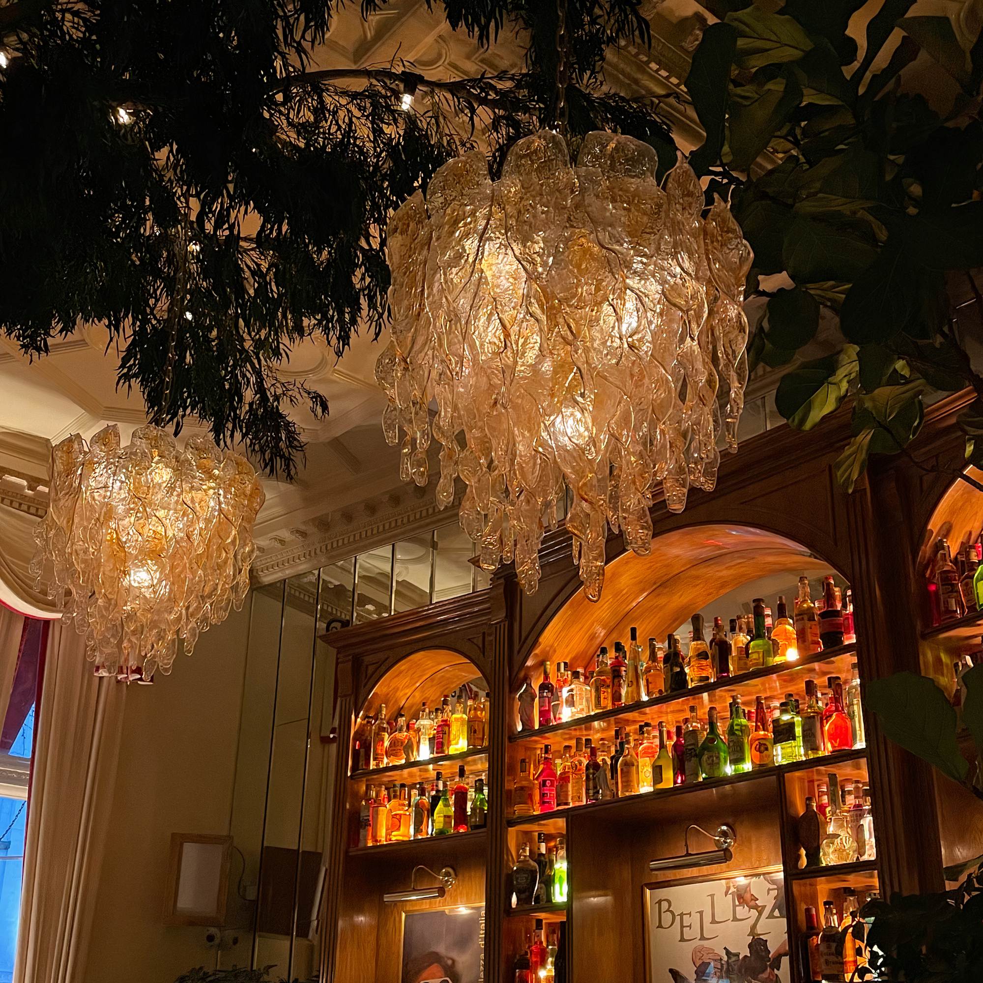 amber 60s murano chandelier mid century - custom chandelier makers