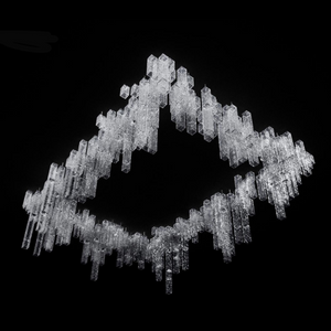 bespoke luxury glass chandelier - custom build chandelier
