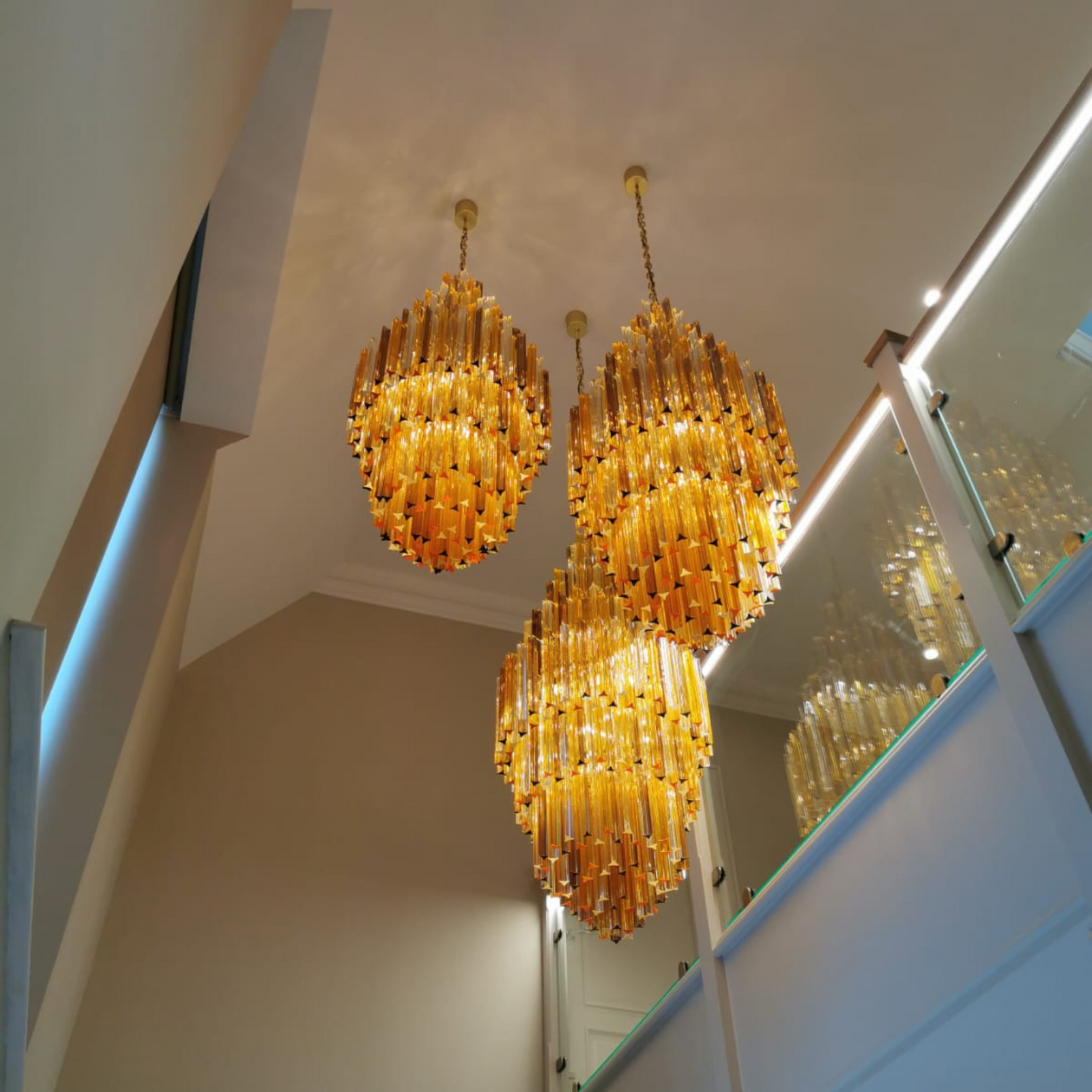 Custom crystal deals chandelier
